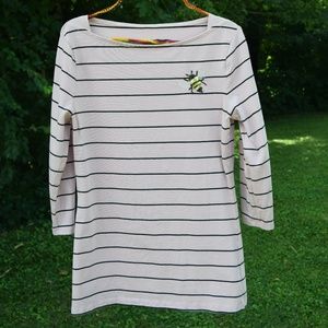 STRIPED BEE 3/4 SLEEVE